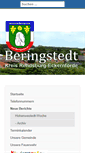 Mobile Screenshot of beringstedt.de