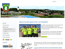 Tablet Screenshot of beringstedt.de